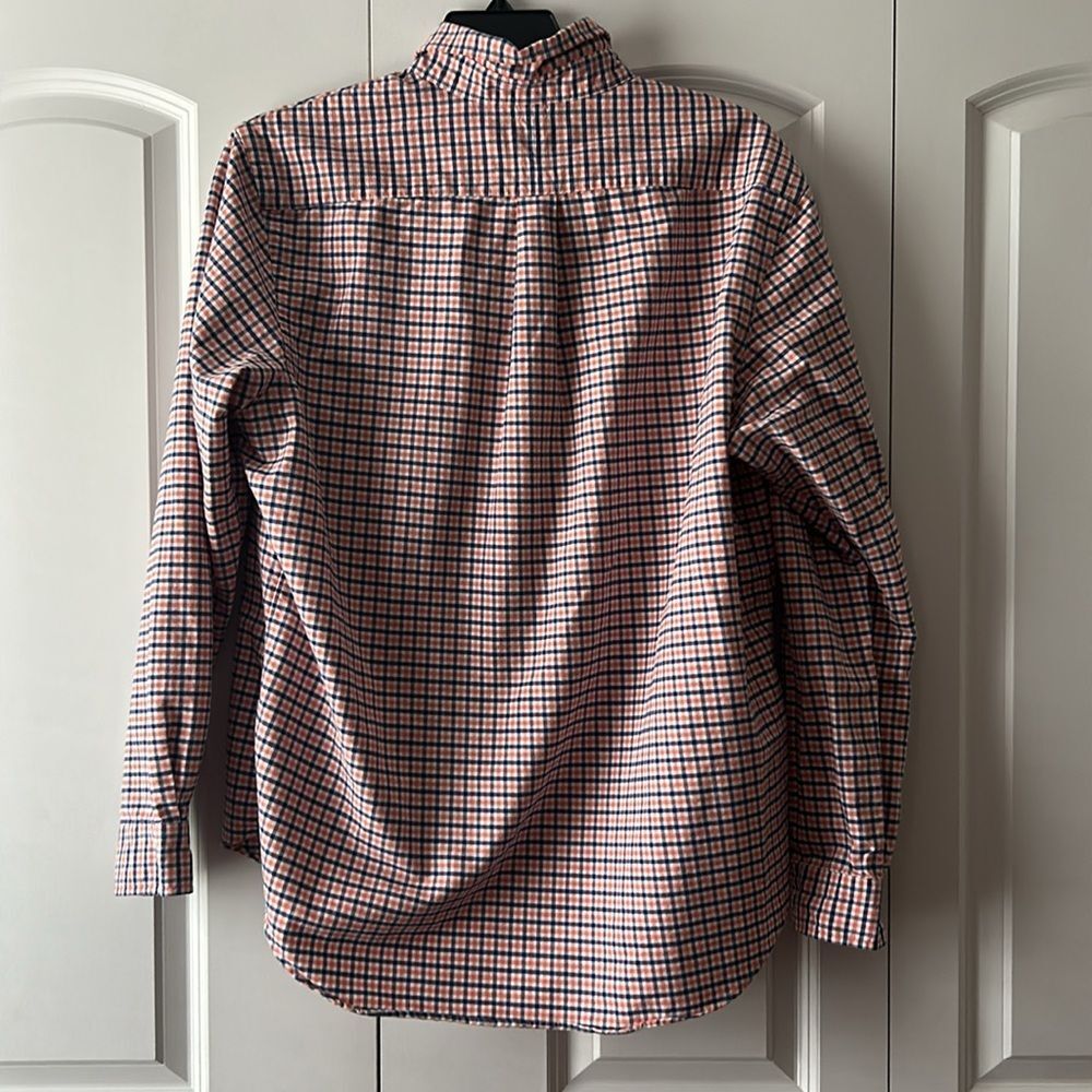 Ralph Lauren Men's Plaid Shirt Orange and Blue Size XL - Picture 4 of 4
